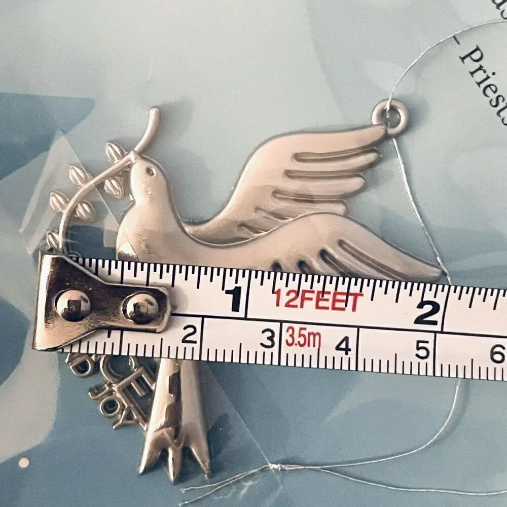 NWT Religious Christmas Ornament The Dove of Peace, Priests of the Sacred Heart